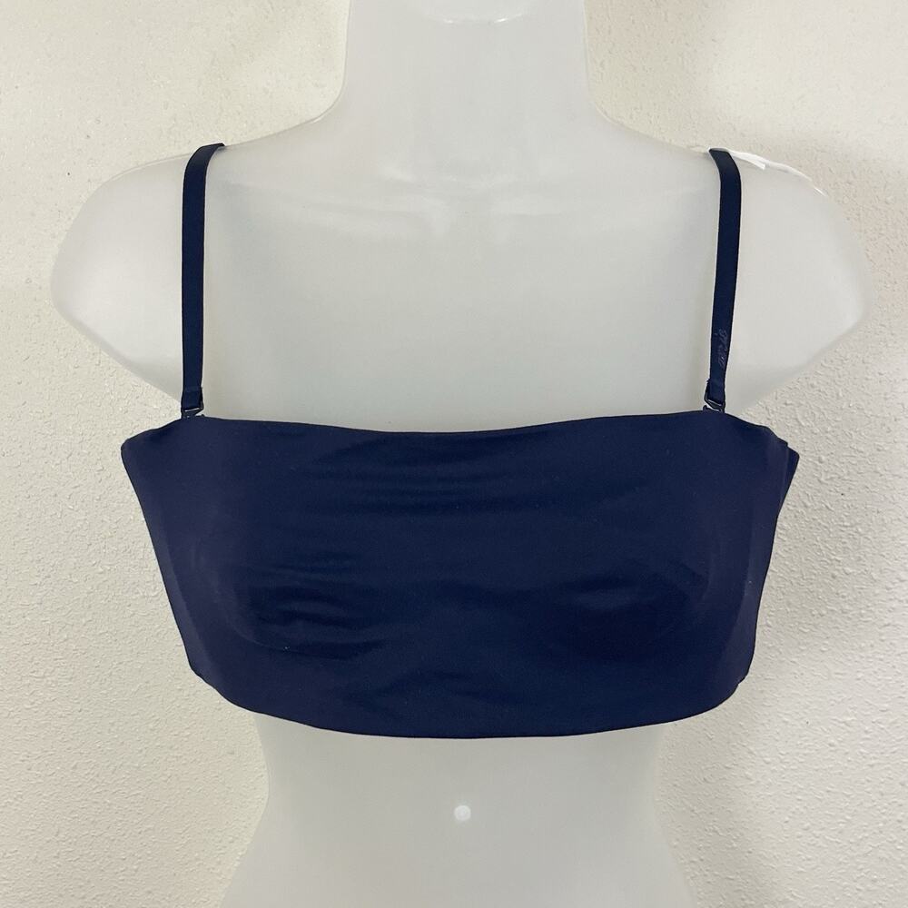 NWT Aerie SMOOTHEZ Strapless Underwire Bra Women’s 36B Navy Blue